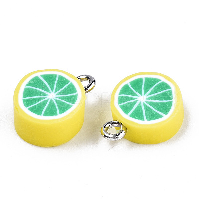 Handmade Polymer Clay Charms X-CLAY-T016-59B-1