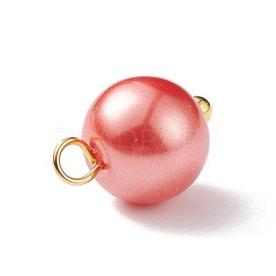 Glass Pearl Pendants PALLOY-JF01880-04-1