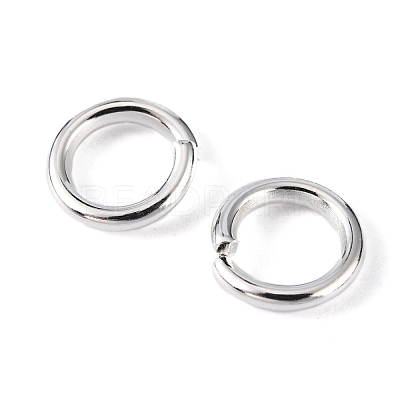 Brass Open Jump Rings JRC6MM-S-1