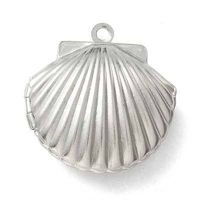 Tarnish Resistant 304 Stainless Steel Diffuser Locket Pendants STAS-K002-04P-1