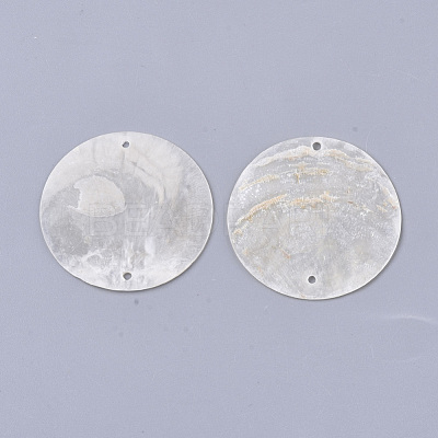Capiz Shell Links connectors X-SHEL-T014-005-1