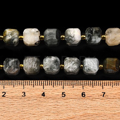 Natural Eagle Eye Stone Beads Strands G-K389-A02-01-1