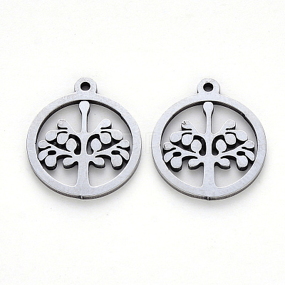 Non-Tarnish 304 Stainless Steel Pendants X-STAS-N092-05-1