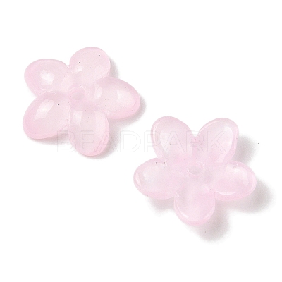 Transparent Spray Paint Glass Beads X-GLAA-Z011-07-1