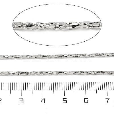 Handmade 304 Stainless Steel Boston Link Chains STAS-F341-07P-1