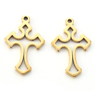 PVD Vacuum Plating 304 Stainless Steel Pendants STAS-N092-39G-1