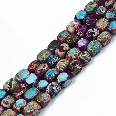 Natural Regalite/Imperial Jasper/Sea Sediment Jasper Beads Strands X-G-Z008-01B-1