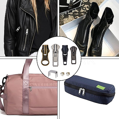 Alloy Replacement Zipper Sliders DIY-GF0009-31-1