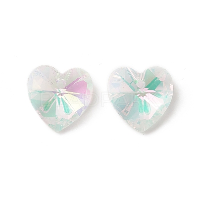 Faceted Glass Charms RGLA-L026-B12-1