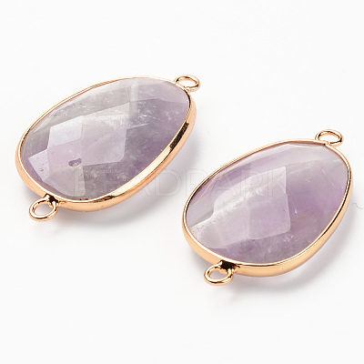 Natural Amethyst Links X-G-R464-003C-1