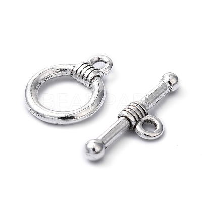 Tibetan Style Alloy Toggle Clasps LF0034Y-NF-1