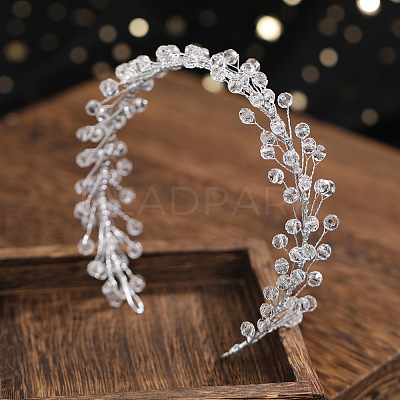 Pearl Crystal Soft Chain Hairband - Bridal Wedding Hair Accessories. ST5165790-1