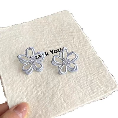 Alloy Stud Earrings for Women WG94CFF-02-1