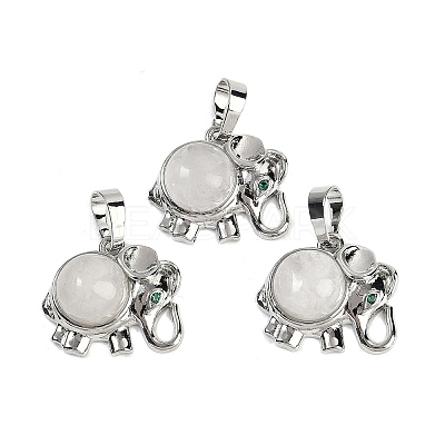 Natural Quartz Crystal Pendants G-I374-A-P17-1