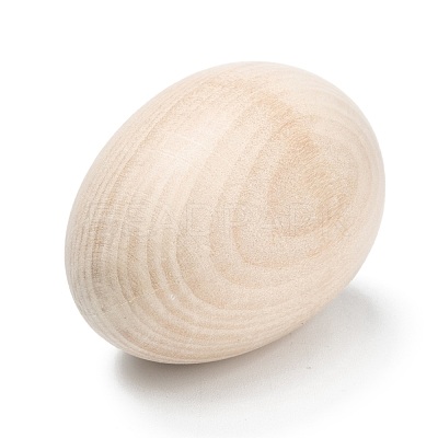 Unfinished Blank Wooden Easter Craft Eggs WOOD-B002-01-1