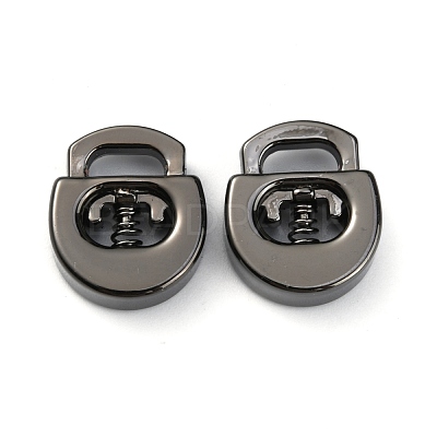 Alloy Spring Cord Locks FIND-WH0110-063B-1
