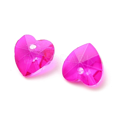 Romantic Valentines Ideas Glass Charms X-G030V10mm-37-1