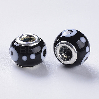 Handmade Lampwork European Beads LS-LAMP-S193-008I-1
