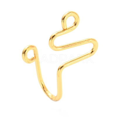 Brass Nose Rings AJEW-F053-23G-1