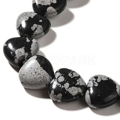 Natural Snowflake Obsidian Beads Strands X-G-R190-10mm-51-1
