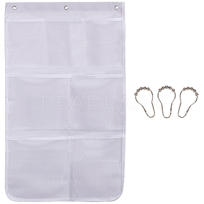 Oxford Cloth and Polyester Mesh Shower Organizer FIND-WH20019-92-1