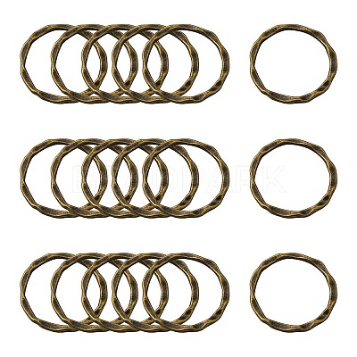Tibetan Style Linking Rings LS-PALLOY-A017-AB-FF-1