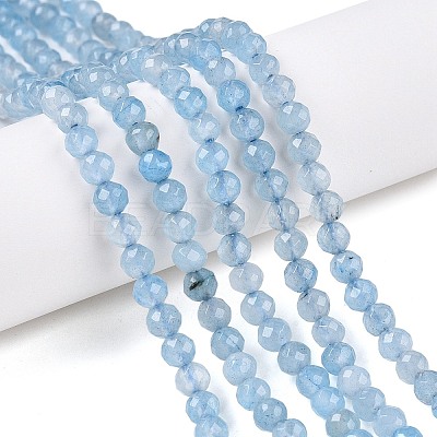 Natural White Jade Bead Strands X-G-R344-4mm-05-1