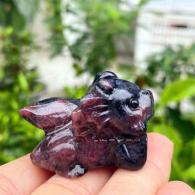 Natural Garnet Carved Figurines Statues for Home Desktop Decoration PW-WG05555-08-1