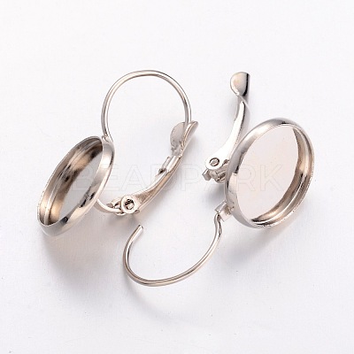 Brass Leverback Earring Findings LS-EC500-NF-1