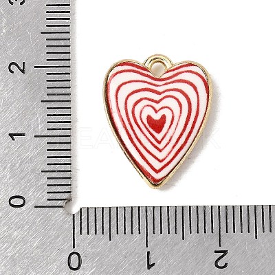Printed Alloy Pendants ENAM-F160-07G-1