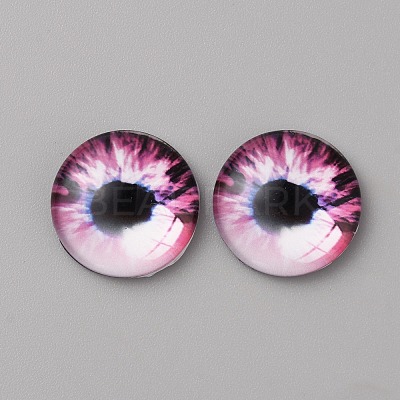 Glass Cabochons LS-GLAA-WH0033-75E-09-1