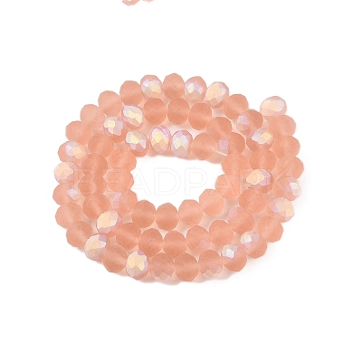 Transparent Glass Beads Strands EGLA-A044-T8mm-MB21-1