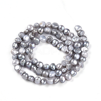 Natural Cultured Freshwater Pearl Beads Strands PEAR-N014-04I-01-1