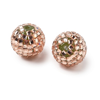 Acrylic Rhinestone Beads OACR-D307-01E-20mm-1