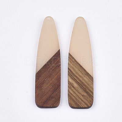 Resin & Walnut Wood Big Pendants RESI-S358-98D-1