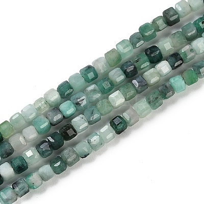 Natural Emerald Beads Strands G-P553-E04-02-1