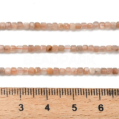 Natural Peach Moonstone Beads Strands G-RM2025526-B03-2.5mm-1