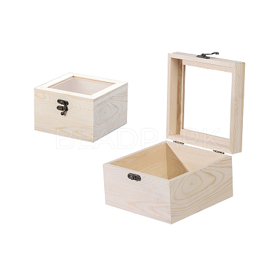 Wooden Storage Boxes WOCR-PW0001-049A-04-1