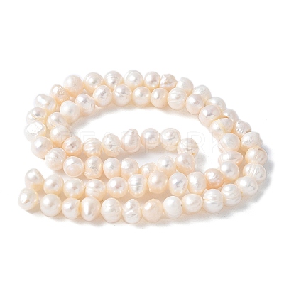 Natural Cultured Freshwater Pearl Beads Strands PEAR-I007-07O-01A-1