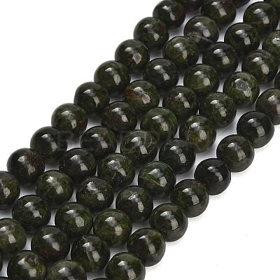 Natural Green Diopside Beads Strands GG-CBA993B-A01-8mm-1
