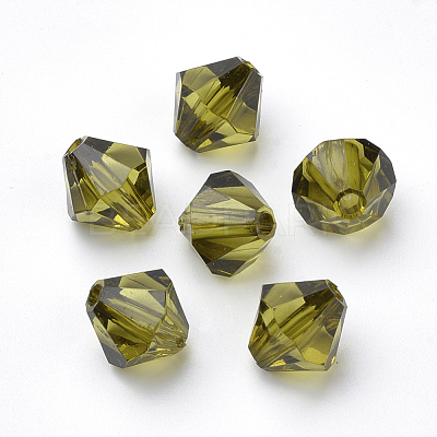 Transparent Acrylic Beads TACR-S146-6mm-25-1