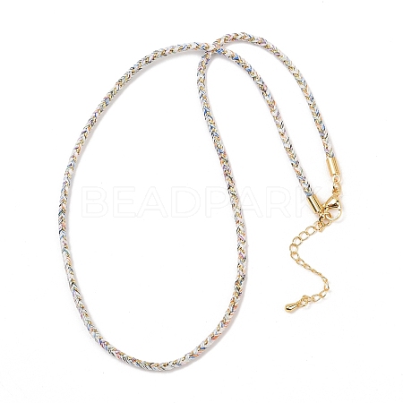 2.5MM Round Nylon Cotton Cord Necklace Making NJEW-C106-01G-08-1