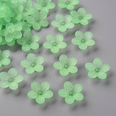 Frosted Acrylic Bead Caps MACR-S371-08A-733-1