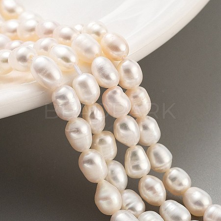 Natural Cultured Freshwater Pearl Beads Strands PEAR-P062-16B-X-1
