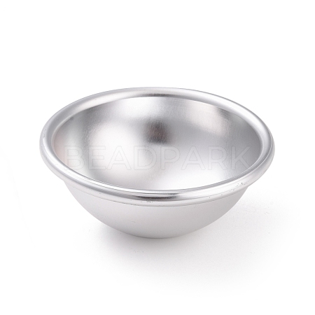 Aluminum Half Sphere Molds AJEW-E048-01P-02-1