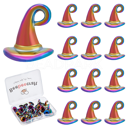Beebeecraft Rainbow Color Alloy Pendants FIND-BBC0001-30-1