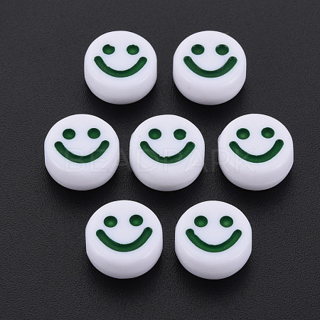 Opaque Acrylic Beads MACR-N008-55-C01-1