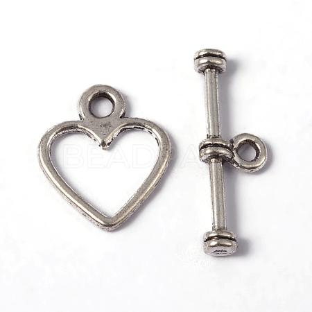 Tibetan Style Alloy Toggle Clasps LF1178Y-1