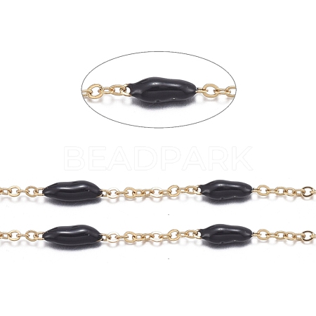 Handmade Enamel Beaded Chains CHS-I007-06G-12-1