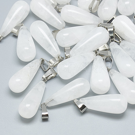 Natural Quartz Crystal Pendants G-T081-26-1